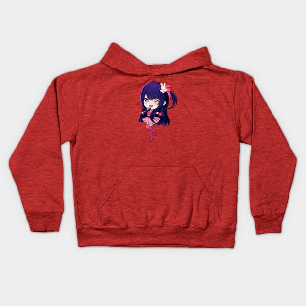 Ai Hoshino Oshi No Ko Anime Chibi Kids Hoodie by Anime Access